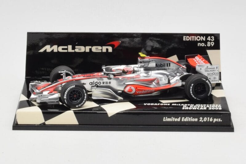 McLaren Mercedes MP4-23 #23 H. Kovalainen Showcar 2008 Minichamps 1:43 530084393 Metalas