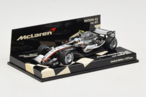McLaren MP4-20 Mercedes A. Wurz F1 2005 Minichamps 1:43 530054355 Metalas - nuotrauka 2 iš 5