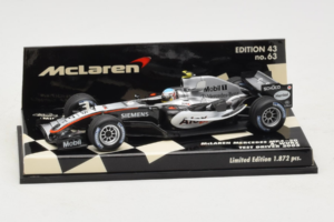 McLaren MP4-20 Mercedes A. Wurz F1 2005 Minichamps 1:43 530054355 Metalas