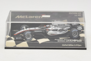 McLaren MP4-20 Mercedes #10 J.P. Montoya British GP Winner F1 2005 Minichamps 1:43 530054320 Metalas - nuotrauka 4 iš 5