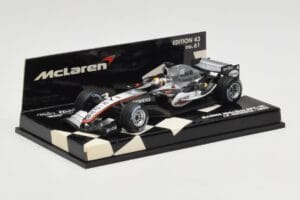McLaren Mercedes MP4-20 #10 J-P. Montoya Race Car 2005 Minichamps 1:43 530054310 Metalas - nuotrauka 2 iš 5