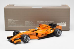 McLaren Mercedes MP4-20 P. de la Rosa F1 Test Car 2005 Minichamps 1:18 B66962343 Metalas - nuotrauka 6 iš 6