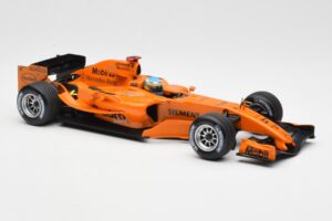 McLaren Mercedes MP4-20 P. de la Rosa F1 Test Car 2006 Minichamps 1:18 PEDRO001 Metalas - nuotrauka 4 iš 6