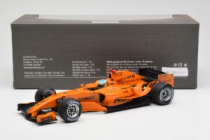 McLaren Mercedes MP4-20 P. de la Rosa F1 Test Car 2006 Minichamps 1:18 PEDRO001 Metalas - nuotrauka 6 iš 6