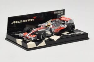 McLaren Mercedes MP4-23 #22 L. Hamilton Race Car 2008 Minichamps 1:43 530084322 Metalas - nuotrauka 2 iš 5