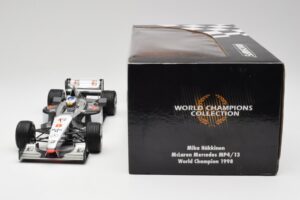 McLaren MP4/13 #8 M. Hakkinen F1 World Champion 1998 Minichamps 1:18 18690008 Metalas - nuotrauka 7 iš 7