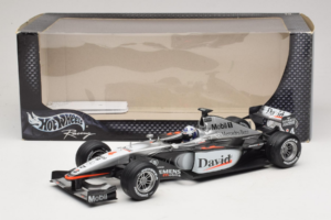 McLaren MP4-16 Mercedes #3 D. Coulthard F1 2001 Hot Wheels 1:18 50199 Metalas - nuotrauka 6 iš 6