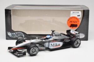 McLaren MP4-16 #4 M. Häkkinen F1 2001 Hot Wheels 1:18 50198 Metalas - nuotrauka 6 iš 6