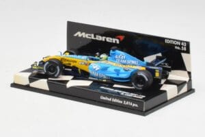 McLaren MP4-19B #5 D. Coulthard F1 2004 Minichamps 1:43 530044315 Metalas - nuotrauka 2 iš 5