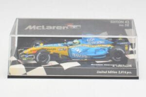 McLaren MP4-19B #5 D. Coulthard F1 2004 Minichamps 1:43 530044315 Metalas - nuotrauka 5 iš 5