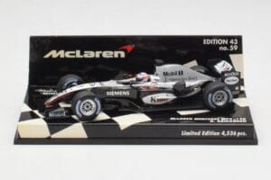 McLaren MP4-19B #6 K. Raikkonen F1 2004 Minichamps 1:43 530044316 Metalas