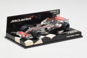 McLaren MP4-21 P. de la Rosa Test 2006 Minichamps 1:43 530064343 Metalas - nuotrauka 3 iš 5