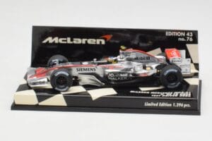 McLaren MP4-21 P. de la Rosa Test 2006 Minichamps 1:43 530064343 Metalas