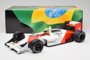 McLaren Honda MP4/4 Marlboro #12 A. Senna F1 World Champion 1988 Minichamps 1:12 540881212 Metalas - nuotrauka 6 iš 6