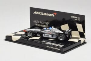 McLaren MP4/98T 2-Seater M. Hakkinen / E. Hakkinen F1 2000 Minichamps 1:43 530984378 Metalas - nuotrauka 3 iš 4