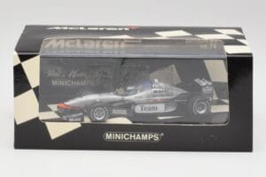 McLaren MP4/98T 2-Seater M. Hakkinen / E. Hakkinen F1 2000 Minichamps 1:43 530984378 Metalas - nuotrauka 4 iš 4