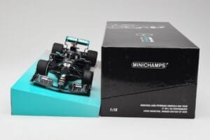 Mercedes AMG Petronas W11 #44 L. Hamilton Winner British GP 2020 Minichamps 1:18 113200444 Metalas - nuotrauka 6 iš 7