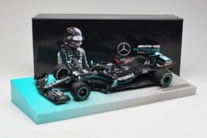 Mercedes AMG Petronas W11 #44 L. Hamilton Winner British GP 2020 Minichamps 1:18 113200444 Metalas - nuotrauka 7 iš 7