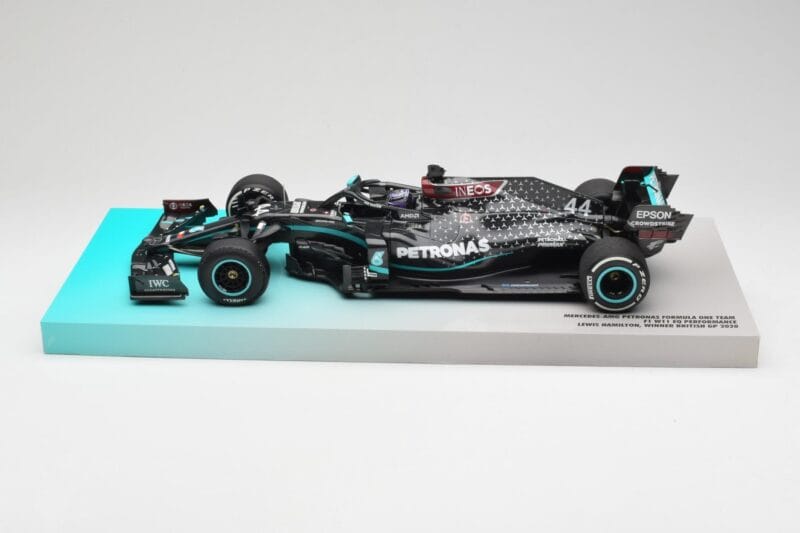 Mercedes AMG Petronas W11 #44 L. Hamilton Winner British GP 2020 Minichamps 1:18 113200444 Metalas