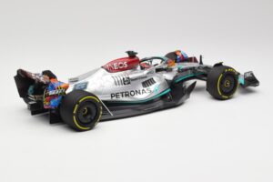 Mercedes AMG W13 E Performance Petronas #63 G. Russell Miami GP 2022 Minichamps 1:18 110220563 Metalas - nuotrauka 2 iš 7