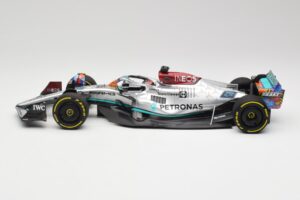 Mercedes AMG W13 E Performance Petronas #63 G. Russell Miami GP 2022 Minichamps 1:18 110220563 Metalas - nuotrauka 3 iš 7