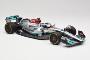 Mercedes AMG W13 E Performance Petronas #63 G. Russell Miami GP 2022 Minichamps 1:18 110220563 Metalas - nuotrauka 4 iš 7