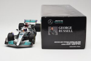 Mercedes AMG W13 E Performance Petronas #63 G. Russell Miami GP 2022 Minichamps 1:18 110220563 Metalas - nuotrauka 6 iš 7