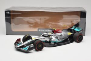 Mercedes AMG W13 E Performance Petronas #44 L. Hamilton Spanish GP 2022 Minichamps 1:18 110220044 Metalas - nuotrauka 7 iš 7