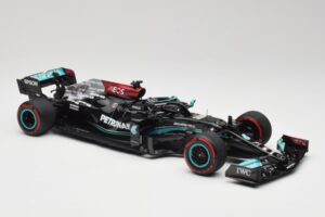 Mercedes AMG W12 Petronas #44 L. Hamilton Spanish GP 100th Pole 2021 Minichamps 1:18 110210444 Derva - nuotrauka 4 iš 7