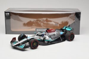 Mercedes AMG W13 E Performance Petronas #63 G. Russell Brazilian GP 1st Win 2022 Minichamps 1:18 110222163 Derva - nuotrauka 7 iš 7