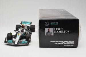 Mercedes AMG W13 E Performance Petronas #44 L. Hamilton Brazilian GP 2022 Minichamps 1:18 110222144 Derva - nuotrauka 6 iš 7