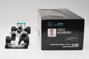 Mercedes AMG W07 #6 N. Rosberg Australia GP Winner 2016 Minichamps 1:18 110160006 Metalas - nuotrauka 7 iš 7