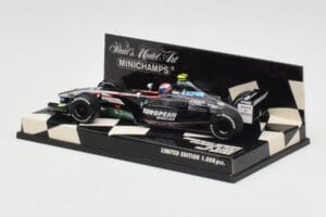 Minardi Cosworth PS03 M. Bobbi Test Car 2003 Minichamps 1:43 400030039 Metalas - nuotrauka 4 iš 5