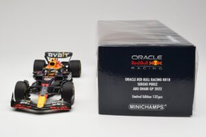 Oracle Red Bull Racing RB18 #11 S. Perez Abu Dhabi GP 2022 Minichamps 1:18 110222211 Metalas - nuotrauka 6 iš 7