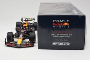 Oracle Red Bull Racing RB20 #1 M. Verstappen Winner Bahrain GP 2024 Minichamps 1:18 110240101 Metalas - nuotrauka 6 iš 7