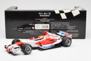 Panasonic Toyota Racing TF106 #8 R. Schumacher F1 2006 Minichamps 1:18 100060007 Metalas - nuotrauka 6 iš 6