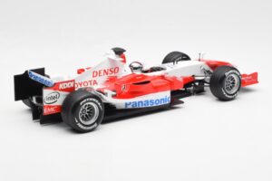 Toyota TF106 Panasonic Toyota Racing J. Trulli F1 Presentation 2006 Minichamps 1:18 AM59554H Metalas - nuotrauka 2 iš 6