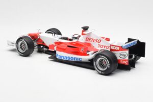 Toyota TF106 Panasonic Toyota Racing J. Trulli F1 Presentation 2006 Minichamps 1:18 AM59554H Metalas - nuotrauka 5 iš 6