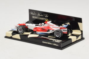 Toyota J. Trulli Panasonic Toyota Racing Showcar F1 2007 Minichamps 1:43 400070082 Metalas - nuotrauka 3 iš 5