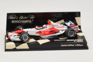 Toyota J. Trulli Panasonic Toyota Racing Showcar F1 2007 Minichamps 1:43 400070082 Metalas