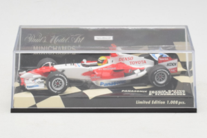 Toyota TF107 Panasonic #11 R. Schumacher Panasonic Toyota Racing Showcar 2007 Minichamps 1:43 400070081 Metalas - nuotrauka 5 iš 5