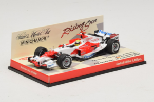 Panasonic Toyota Racing TF107 R. Schumacher F1 Showcar 2007 Minichamps 1:43 403070081 Metalas - nuotrauka 2 iš 5