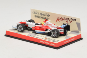 Panasonic Toyota Racing TF107 R. Schumacher F1 Showcar 2007 Minichamps 1:43 403070081 Metalas - nuotrauka 3 iš 5