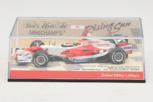 Panasonic Toyota Racing TF107 R. Schumacher F1 Showcar 2007 Minichamps 1:43 403070081 Metalas - nuotrauka 5 iš 5