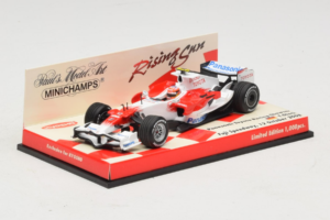 Panasonic Toyota Racing TF108 T. Glock F1 Showcar 2008 Minichamps 1:43 403080082 Metalas - nuotrauka 2 iš 5