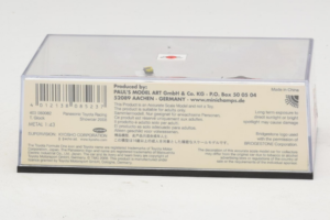 Panasonic Toyota Racing TF108 T. Glock F1 Showcar 2008 Minichamps 1:43 403080082 Metalas - nuotrauka 4 iš 5