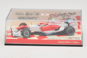 Panasonic Toyota Racing TF108 T. Glock F1 Showcar 2008 Minichamps 1:43 403080082 Metalas - nuotrauka 5 iš 5