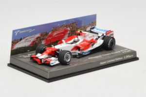 Toyota TF107 #12 J. Trulli Panasonic Toyota Racing Showcar F1 2007 Minichamps 1:43 AM60129 Metalas - nuotrauka 2 iš 6