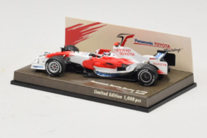 Toyota TF108 Panasonic #12 J. Trulli F1 2008 Minichamps 1:43 AM611513 Metalas - nuotrauka 3 iš 5