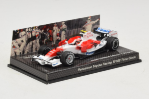 Toyota TF108 #17 T. Glock Panasonic Toyota Racing F1 2008 Minichamps 1:43 AM61152 Metalas - nuotrauka 2 iš 6